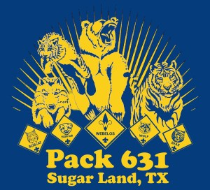 Pack 631 Logo Cub Scout Colors